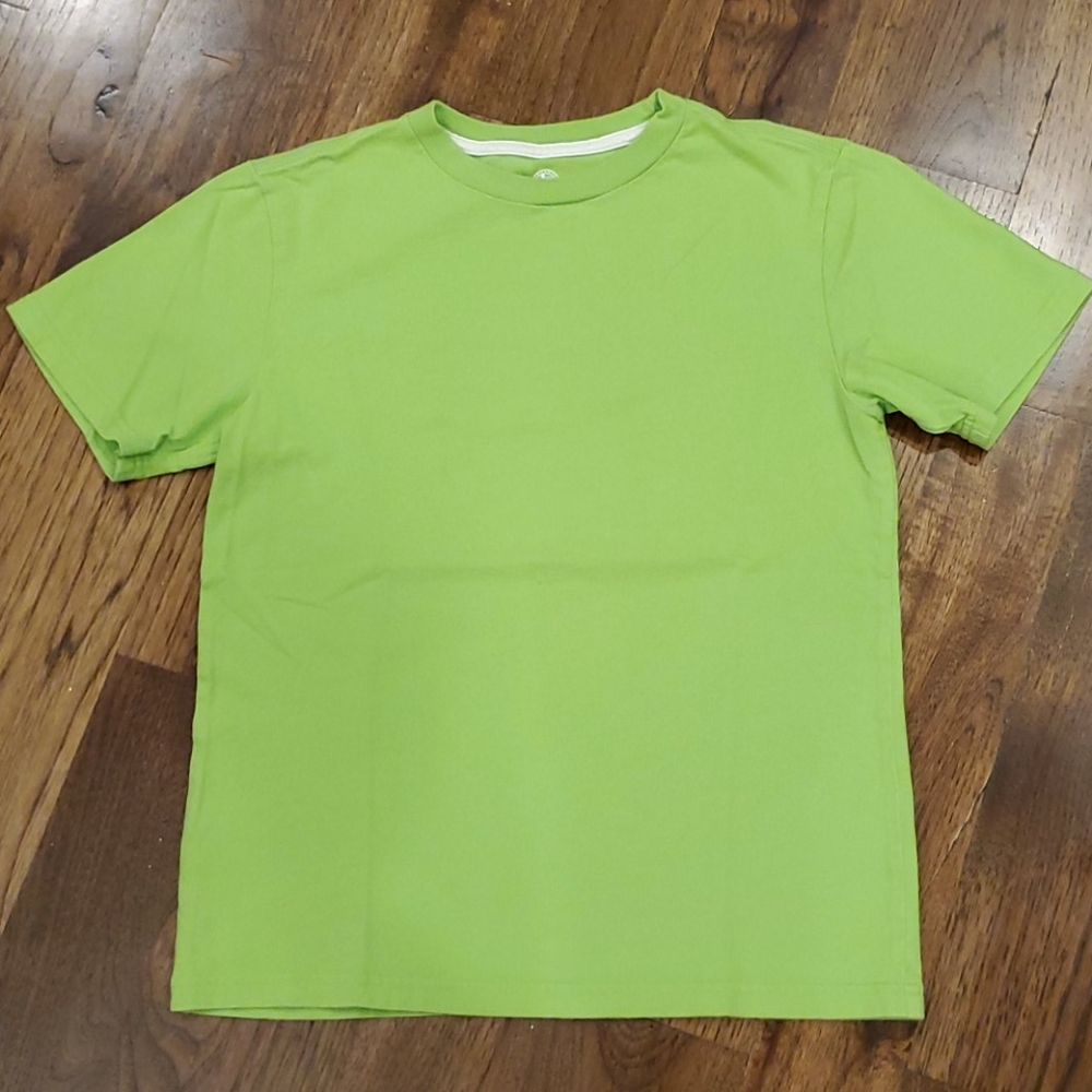 Boys J. Khaki lime green t-shirt size M 8/10